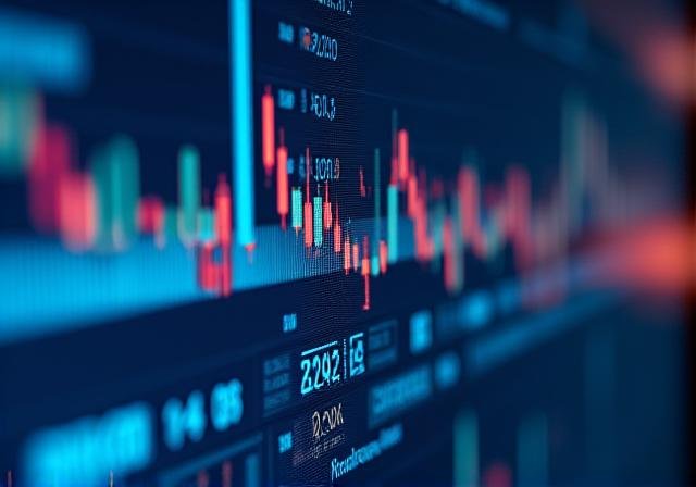 Sophisticated algorithmic trading dashboard showing real-time market data and trade execution parameters